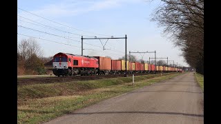 Goederentreinen over de BrabantRoute bij Hegelsom / Freight trains on the BrabantRoute near Hegelsom