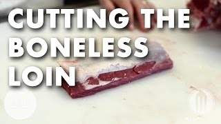 Lamb Butchery - Cutting the Boneless Loin Video