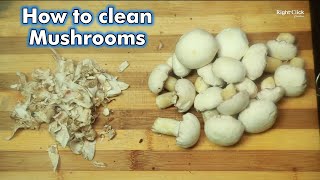 How to clean Mushrooms | Mushroom Cleaning | Mushrooms | How to clean Mushrooms easily |