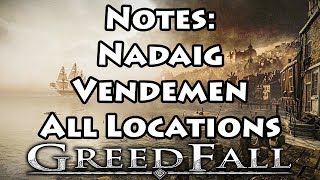 Greedfall - Professor's Notes - Nadaig Vedemen