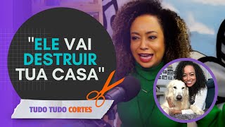 RENATA ALERTOU PARA ARETHA NÃO ADOTAR O CACHORRO  l  Aretha Oliveira (Pata) - Tudo Tudo Cortes #Ep04