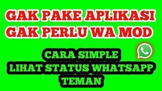 Cara Melihat Status WA Tanpa Ketahuan Pemiliknya, GAMPANG BANGET