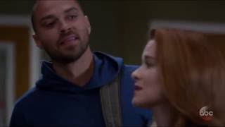 Grey's Anatomy ALL JAPRIL scenes 13x03 HD 720p