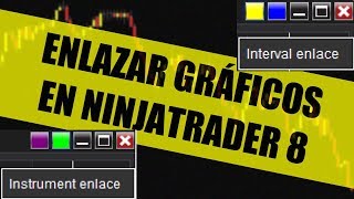 Para qué sirven los cuadros pequeños de la ventana del gráfico de NinjaTrader 8.