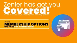 ️‍🔥 Welcome to Zenler Has Got you Covered Month - The One Page Membership✔️