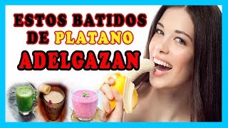 Idea erronea de que los platanos engordan El platano ayuda a perder peso y adelgazar vientre