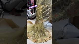 Net saree look for wedding| How to wear net saree perfectly#netsareescollection #receptionsarees