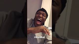 Ksi laughing at Bryce Hall losing