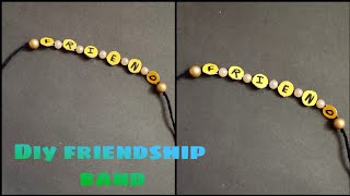 Diy friendship band/friendship band making/easy friendship band/friendship day gift idea#shorts