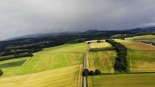 4K Drone video near David Stirling Memorial, Stirling