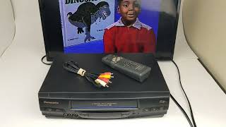 Panasonic PV-V4540 VHS VCR Fully Tested w/ Cables & Panasonic Remote Video Tape Ebay Mercari Video