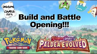 Pokemon Opening! Paldea Evolved Build & Battle Display! Opening 40 packs!!