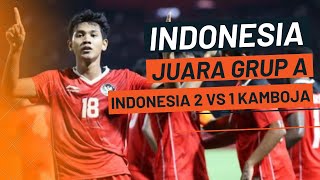 INDONESIA PASTIKAN DIRI MELAJU KE SEMIFINAL SEA GAMES U22 2023