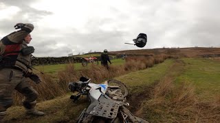 Hard going on them bigger G650X North Yorkshire Green lands