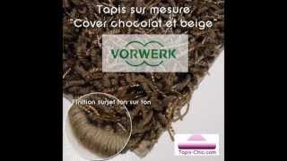 Tapis sur mesure chocolat et beige Cover par Vorwerk