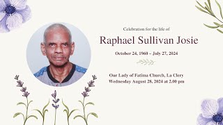 Celebration for the Life of Raphael Sullivan Josie