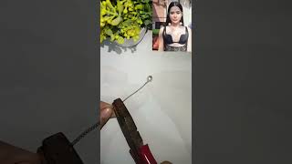 Recreating urfi javed earrings😍#ytshorts#foryou#trending#viral#share#like#recreation#urfijaved