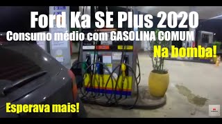 CONSUMO FORD KA 1.0 NA GASOLINA!!