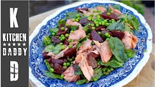 Roast Salmon & Beetroot Salad | Kitchen Daddy