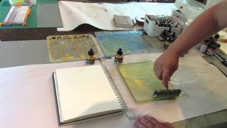 Mixed Media Tutorial Creating Acrylic Ink Backgrounds