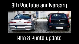 8 years on Youtube: Back in the Alfa + 60.000 km Punto update