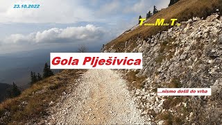 Gola Plješivica - TenereMotoTrip- put skoro do vrha