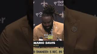 Demario Davis Drops the J Bomb on the Media 💣💥  #jesuswins #jesus #testimony #demariodavis #god