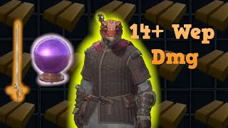 Demons glee + Mana Sphere, Slayer Fighter | 14+ Weapon damage