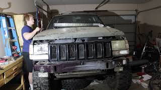 Installing Lightbar NO DRILLING - Jeep ZJ