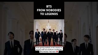 BTS FROM NOBODIES TO LEGENDS #bts #btspavedtheway #jungkook #jimin #taehyung #jin #rm #jhope #suga