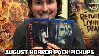 Blu-Rayviews: August Horror Pack Pickups!