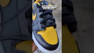 Jordan 1 Low Alt (PS) Black/White/Yellow