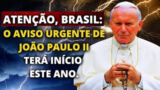 JOÃO PAULO II SURGE PARA UMA FREIRA E REVELA SEU DESTINO E O QUE ESTÁ PRESTES A ACONTECER NO MUNDO!