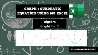 How To Graph a Quadratic Equation Using MS Excel #back2school Par2