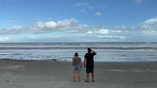 Cocoa Beach Florida after Tropical Storm Nicole 4K