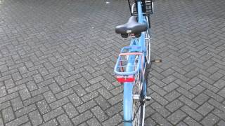 BSP Pitch Dames Transportfiets 28 inch blauw + Gratis Accessoire