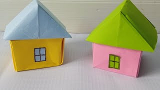 How to make paper house 🏠with paper ||paper crafts||diy crafts||yt videos