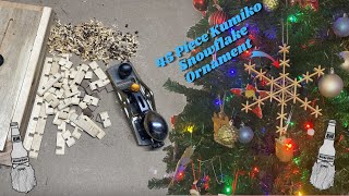 Easy to Make Kumiko Snowflake Ornament