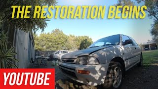 Daihatsu Charade Restoration: EP2 - New radiator and door handles