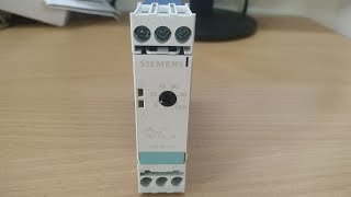 Siemens TIME RELAY 3RP1513-1AP30, ON-DELAY, 1C, RANGE 5 S...100 S, AC 24,200...240 V AND DC 24 V,