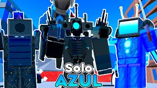 ¡SOLO PUEDO USAR UNIDADES AZULES! 🔵🚽  | Toilet Tower Defense