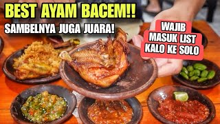 AYAM BACEM DAN SAMBEL NYA PALING JUARA !! MASUK LIST AYAM TERENAK DI SOLO !! BANYAK PELANGGAN SETIA