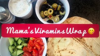 Mama’s Syrian Vegetarian Vitamins Wrap