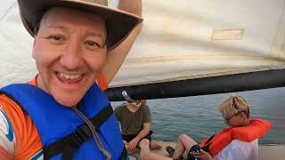 Sailing on Hobie Cat 16 Catamaran 5/2023 Denton, Texas  Lake Ray Roberts