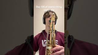 Day 135 of my daily transcribing challenge and I decided to transcribe Oleo by Sonny Rollins