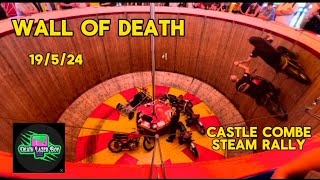 Wall of death castle Combe steam rally