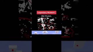 After 10 Years | Minecraft Legendary Moment#shorts