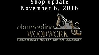 006 Clandestine Woodwork shop update 6 NOV 2016 (broken rib)