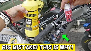 Can You Use Brake Fluid In Bicycle Brakes Shimano Sram Tektro Magura