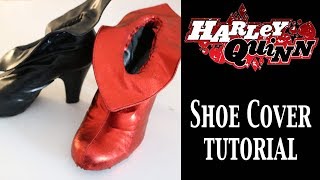 DIY Harley Quinn Boot Covers